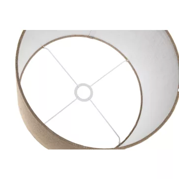 Pantalla set 2 yute 40x40x28 e27 para sobremesa o