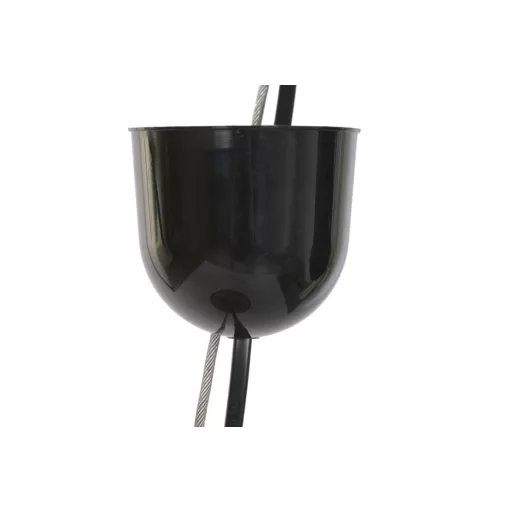Lampara techo fibra 75x75x55 hecho a mano natural