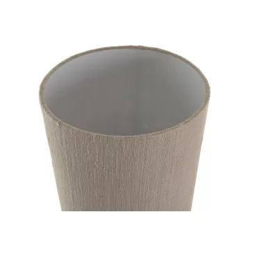 Lampara sobremesa teca hierro 40x40x74