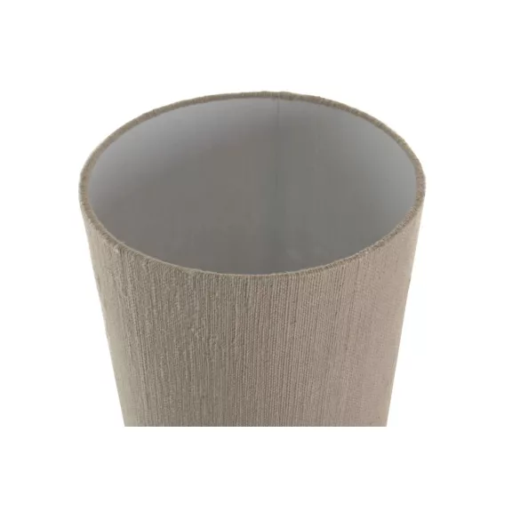 Lampara sobremesa teca hierro 40x40x74