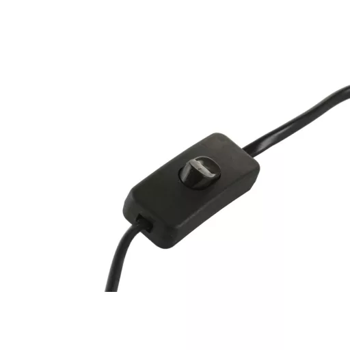 Lampara sobremesa teca hierro 40x40x74