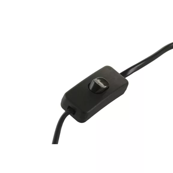 Lampara sobremesa teca hierro 40x40x74