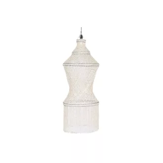 Lampara techo conchas 52x52x140 hecho a mano