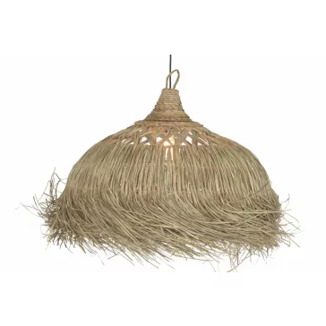 Lampara techo fibras naturales 75x45x95