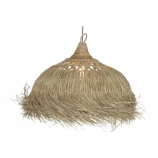 Lampara techo fibras naturales 75x45x95