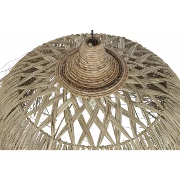 Lampara techo fibras naturales 75x45x95