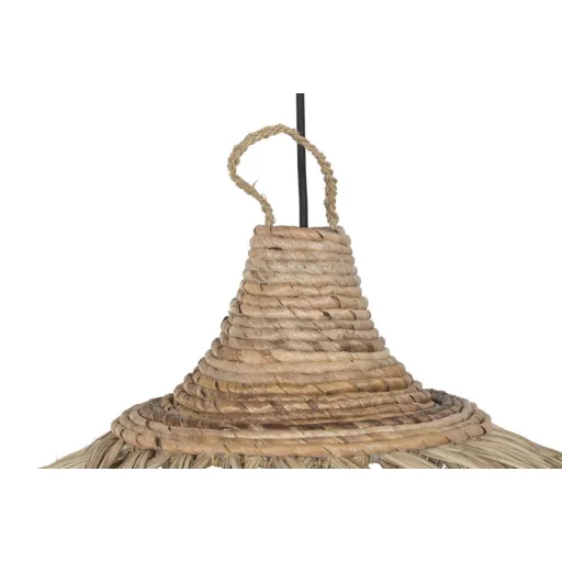 Lampara techo fibras naturales 75x45x95