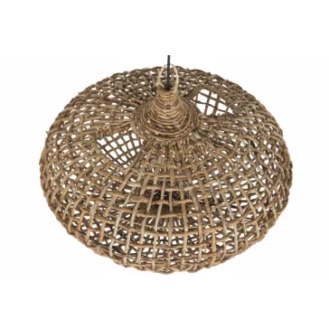 Lampara techo fibras naturales 70x70x50