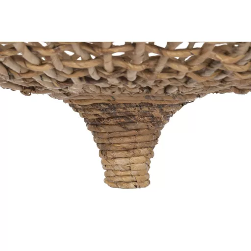 Lampara techo fibras naturales 70x70x50