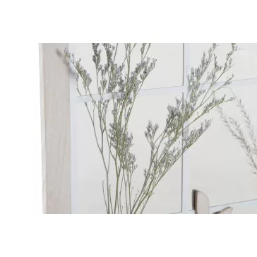Tükör mdf tükör 35x10x50 falra virágok fehér