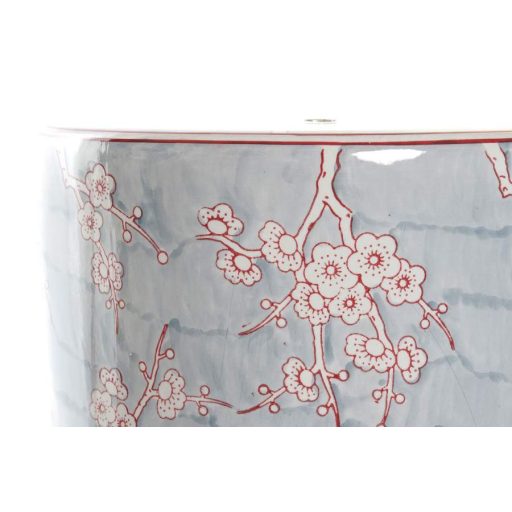 Telefonos asztal porcelán 33,5x33,5x43 7,5 virágok