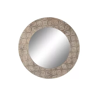 Tükör mango mdf 76x4x76 mandala decape fehér
