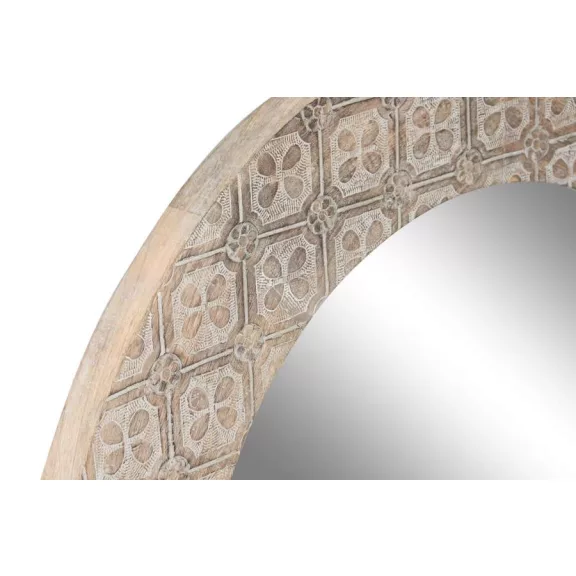 Tükör mango mdf 76x4x76 mandala decape fehér