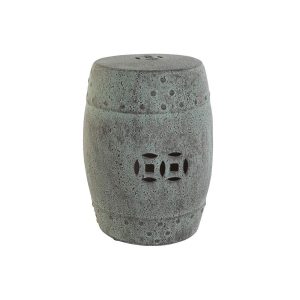 Kisasztal porcelán 33x33x47 cm zöld