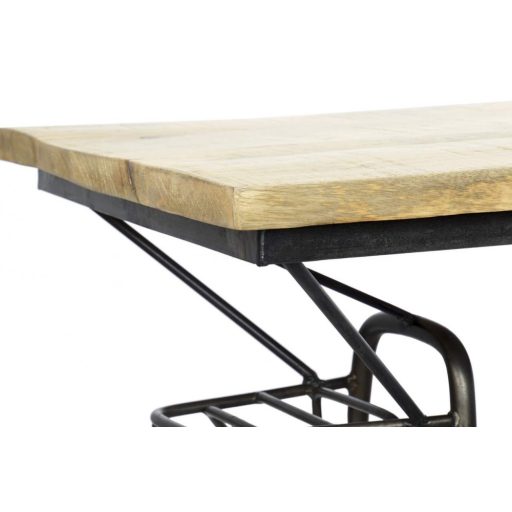 Üvegtartó, fém, mango, 150x50x95, motoros, fekete