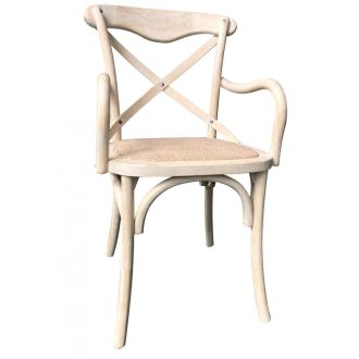 Szék szilfa rattan 48x43x91 150régies