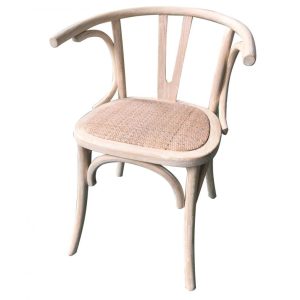 Szék szilfa rattan 44x42x76 150régies
