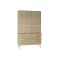 Vitrin paulownia mdf 120x4,5x196természetes