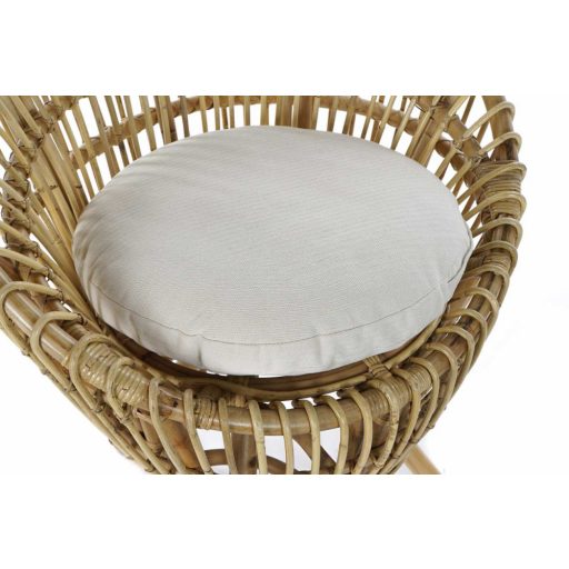 Fotel rattan pamut 63x72x85 természetes barna