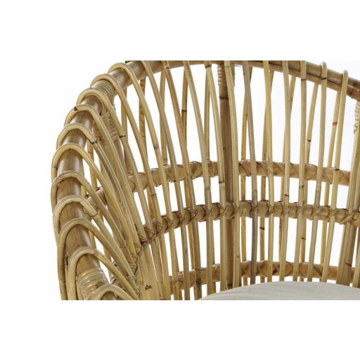 Fotel rattan pamut 63x72x85 természetes barna