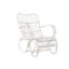 Karosszék rattan 75x82x90 fehér