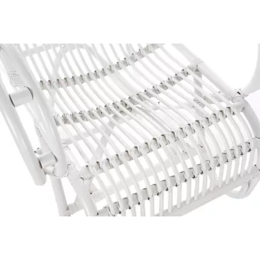 Karosszék rattan 75x82x90 fehér