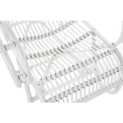 Karosszék rattan 75x82x90 fehér