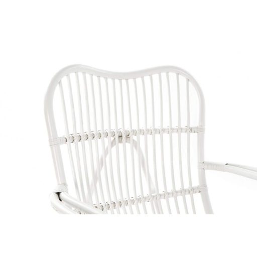 Karosszék rattan 75x82x90 fehér
