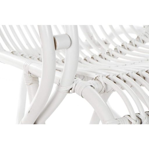 Karosszék rattan 75x82x90 fehér