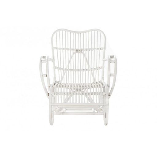 Karosszék rattan 75x82x90 fehér