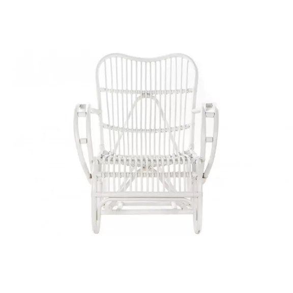 Karosszék rattan 75x82x90 fehér
