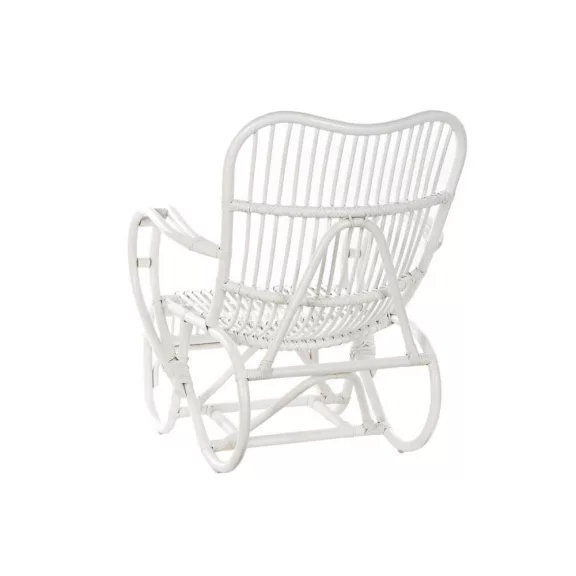 Karosszék rattan 75x82x90 fehér