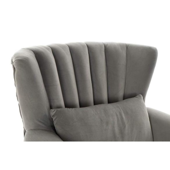 Fotel velvet rubberwood 73x59x87 43cm párna