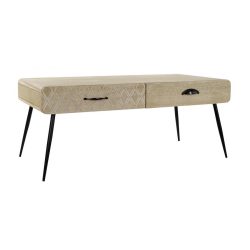 Asztal, kávé-s, paulownia, mdf, 100x50x42, fiókos