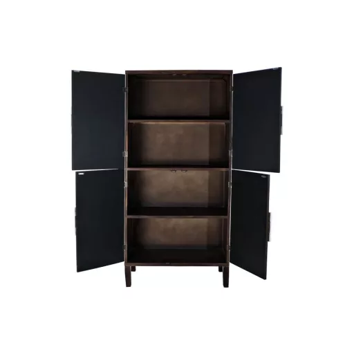 Szekrény fenyő mdf 86x41x180 régies