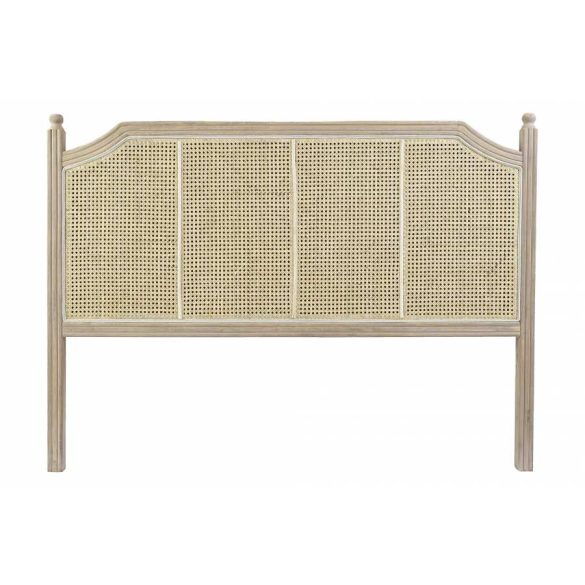 Ágytámla rattan rubberwood 160x10x120