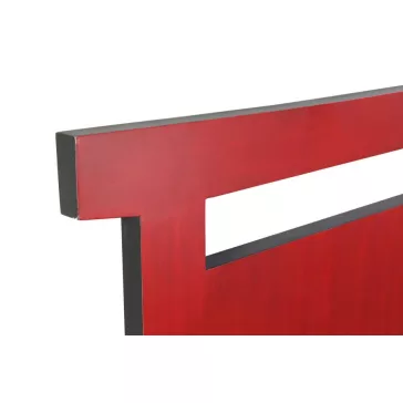 Ágytámla ágy fenyő mdf 160x4x120 piros