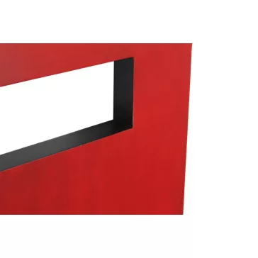 Ágytámla ágy fenyő mdf 160x4x120 piros