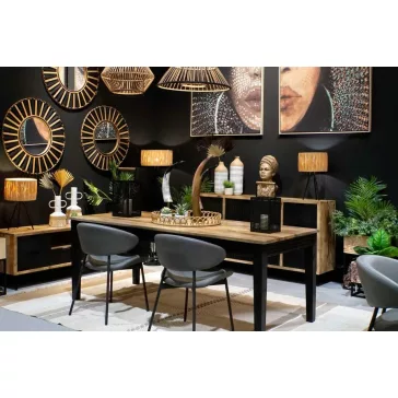 Szék pu fém 57x57x77 szürke