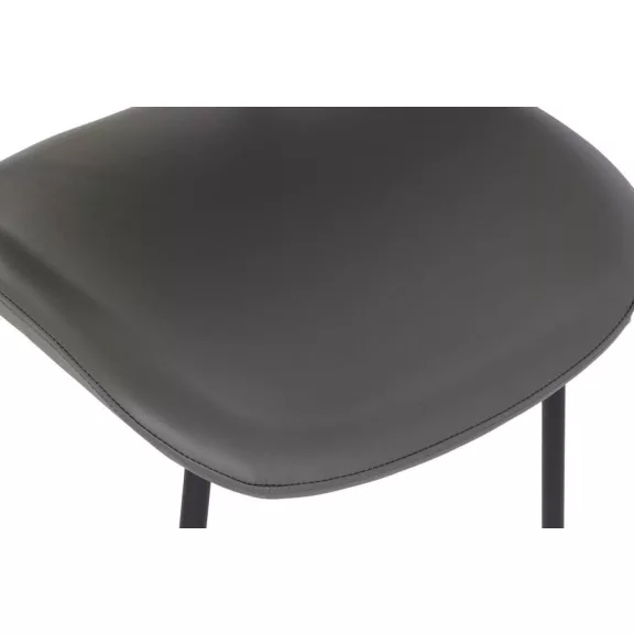 Szék pu fém 57x57x77 szürke