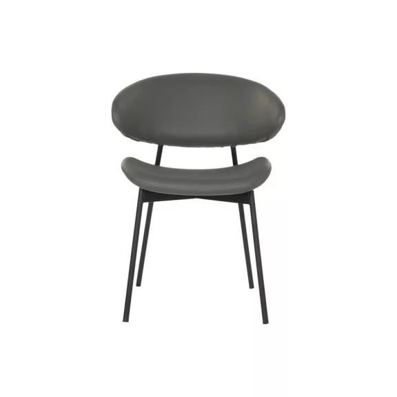 Szék pu fém 57x57x77 szürke