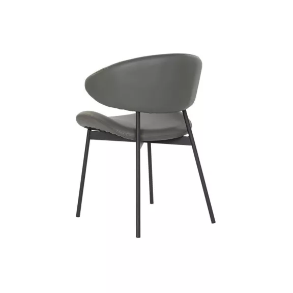 Szék pu fém 57x57x77 szürke