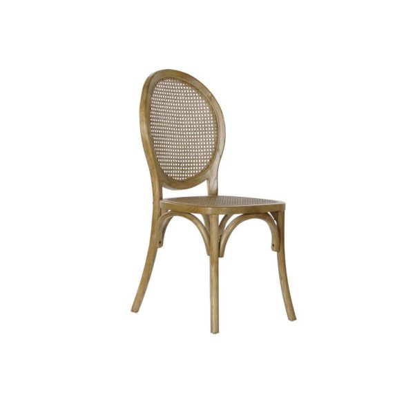Szék szilfa rattan 45x42x92 barna