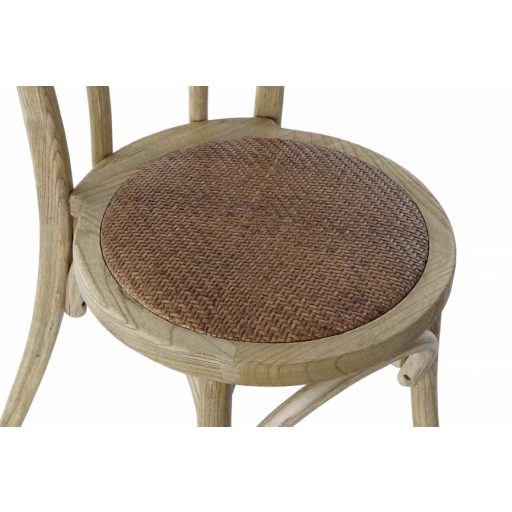 Szék szilfa rattan 43x44x89 természetes