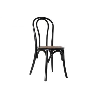 Szék szilfa rattan 43x44x89 fekete