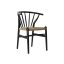 Szék szilfa rattan 57x47x80 fekete