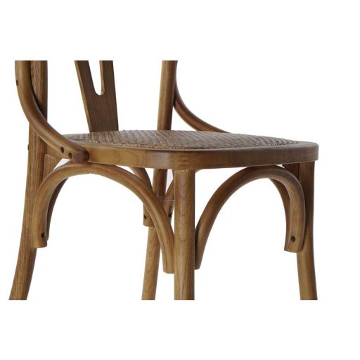 Szék szilfa rattan 56x50x76 barna