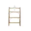 Polc falra rattan 62x14,5x107 3 polcos természetes