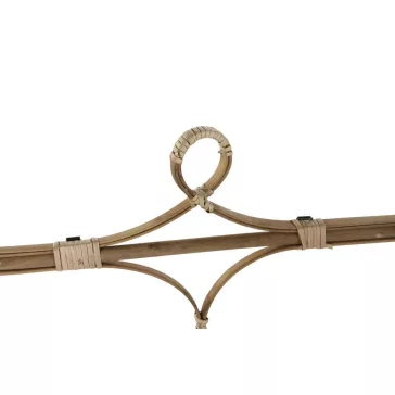 Polc falra rattan 62x14,5x107 3 polcos természetes