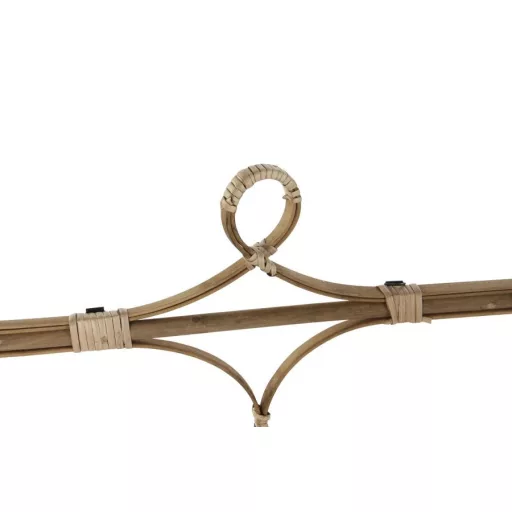 Polc falra rattan 62x14,5x107 3 polcos természetes